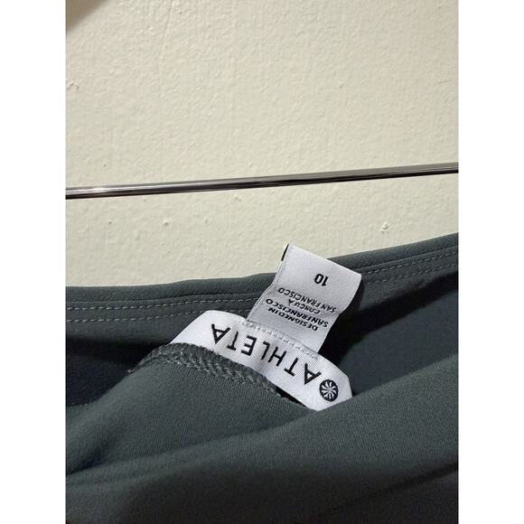 Athleta Endless High Rise Pant Bali Green Size 10 Ankle Pant Athletic - Picture 4 of 5